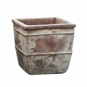 Antico Terra Cotta Square Planter>Roger's Gardens Sale