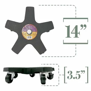 Black Plant Caddie - 14