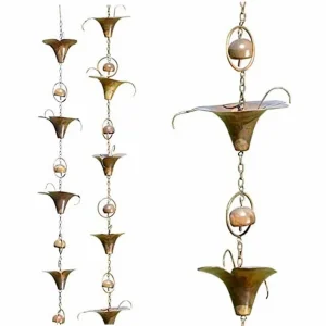 Calla Lily Rain Chain>Roger's Gardens Discount