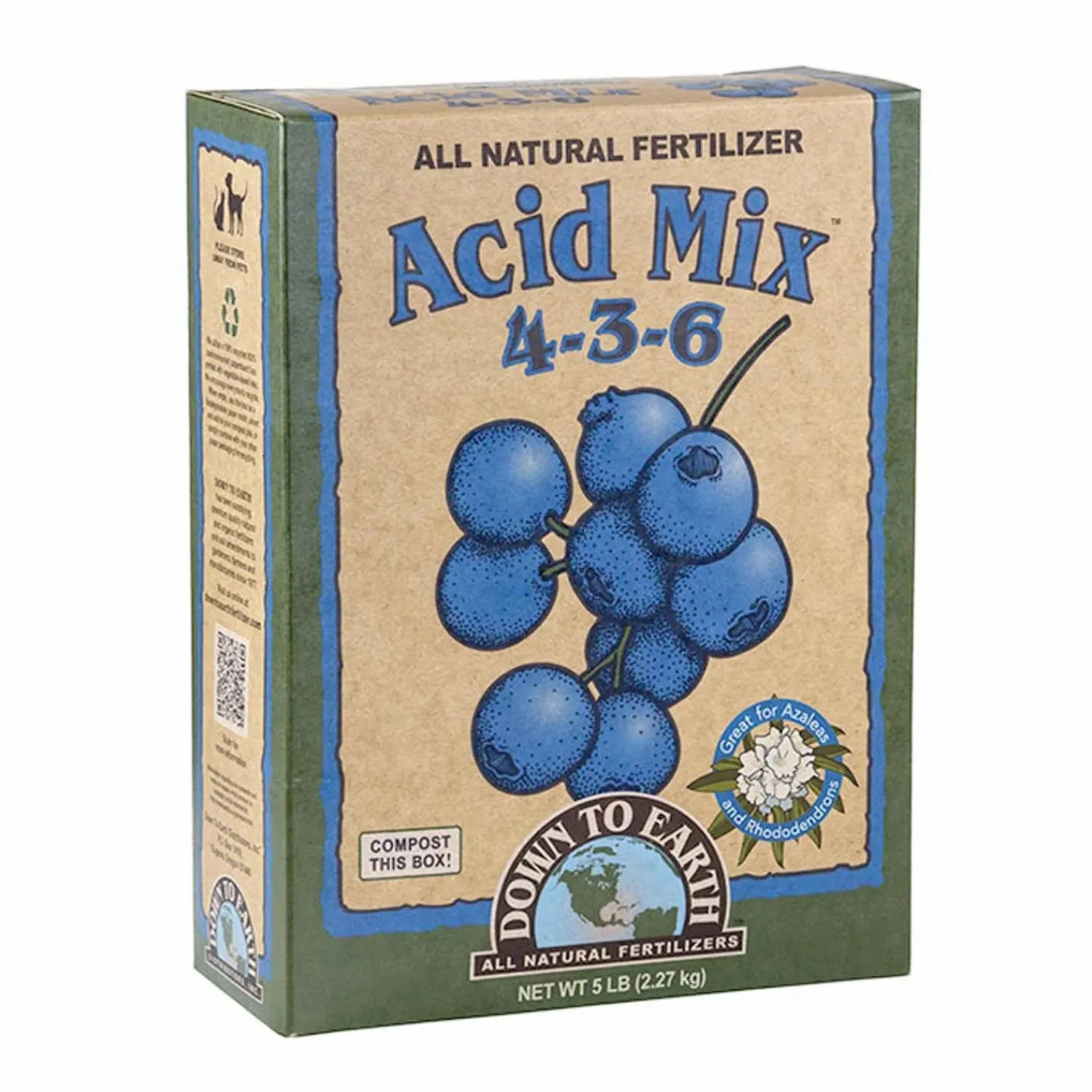 down_to_earth_organic_acid_mix_fertilizer__lbs_0.webp Down To Earth Organic Acid Mix Fertilizer - 5Lbs>Roger's Gardens Sale