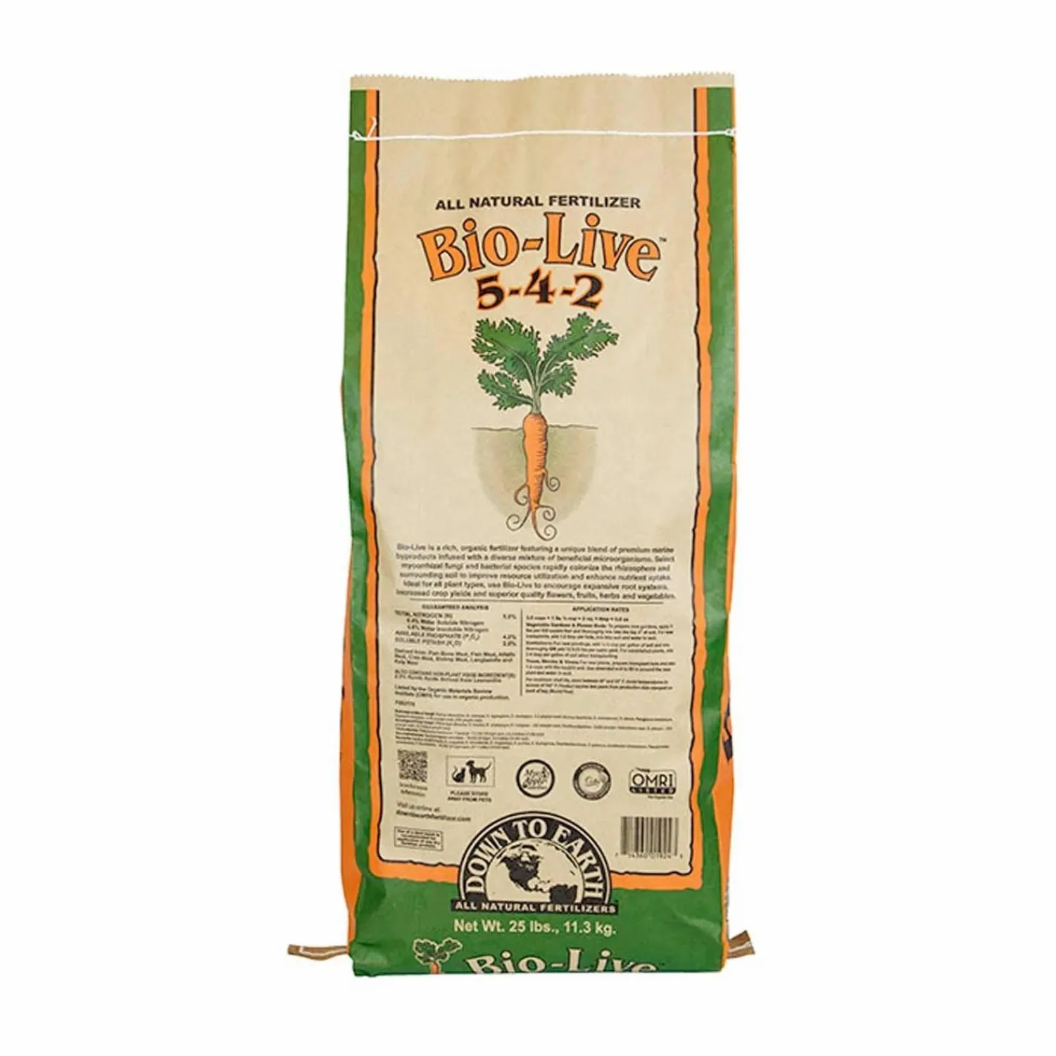 down_to_earth_organic_bio_live_fertilizer__lbs_0.webp Down To Earth Organic Bio Live Fertilizer - 25Lbs>Roger's Gardens Cheap