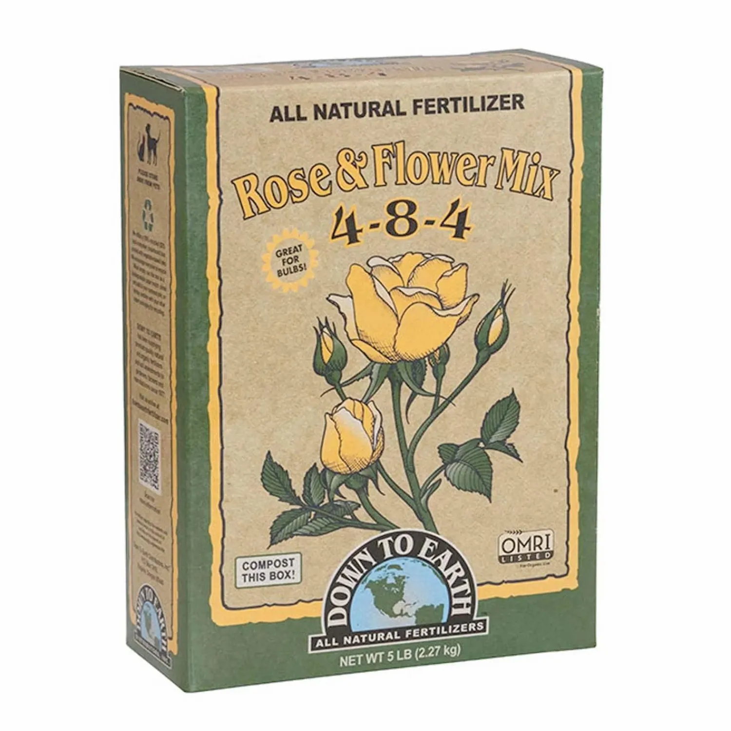 down_to_earth_organic_rose__flower_fertilizer__lbs_0-2.webp Down To Earth Organic Rose & Flower Fertilizer - 5Lbs>Roger's Gardens New