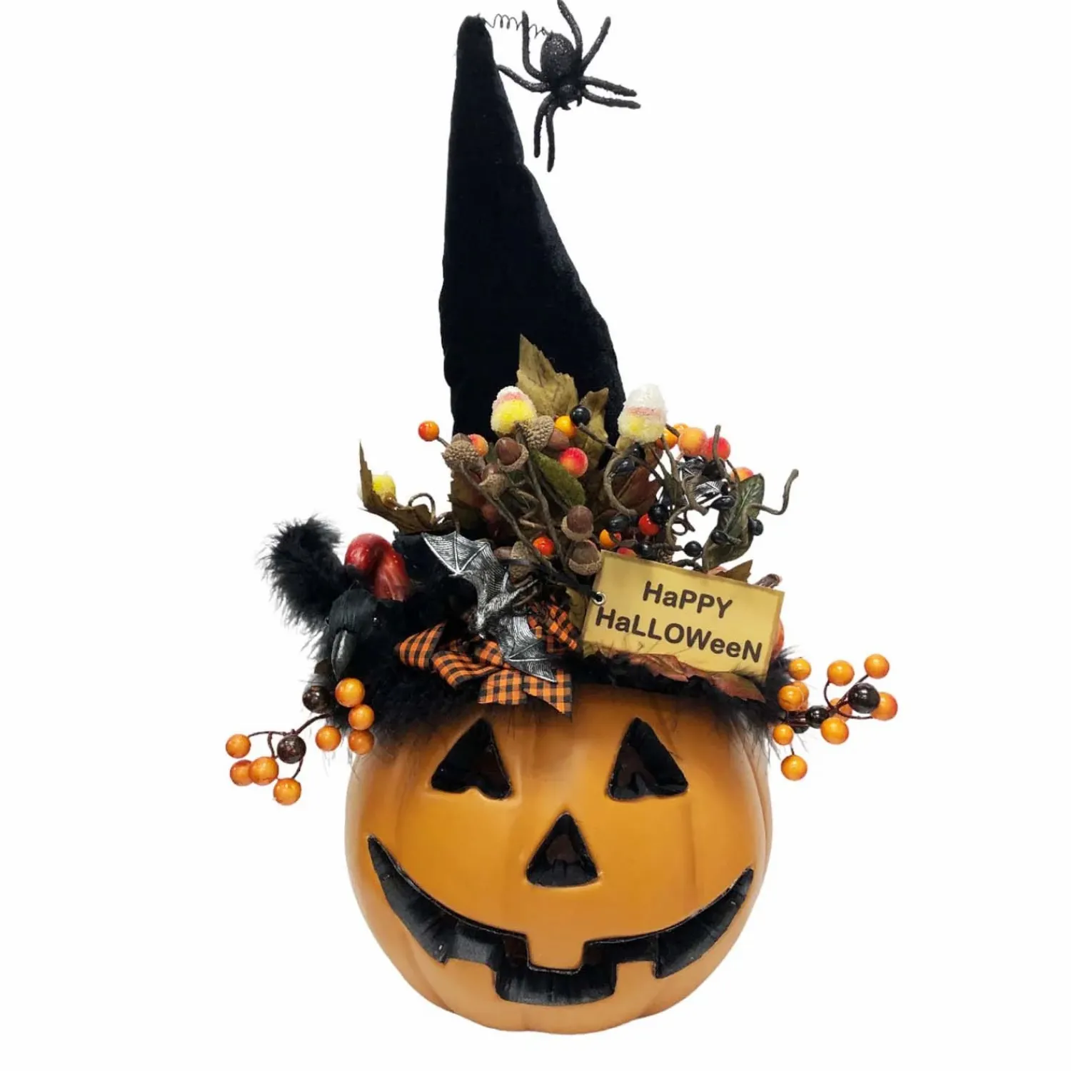 happy_halloween_lighted_pumpkin_wall_decor___tall_0.webp Happy Halloween Lighted Pumpkin Wall Decor - 22" Tall>Roger's Gardens Hot