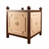 Ivory Color Glazed Orange Container>Roger's Gardens Best Sale