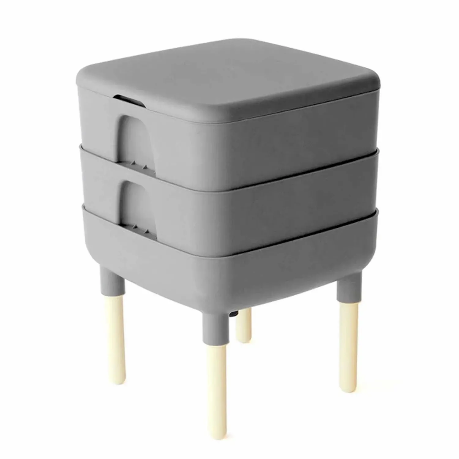 living_composter__grey_0.webp Living Composter - Grey>Roger's Gardens Store