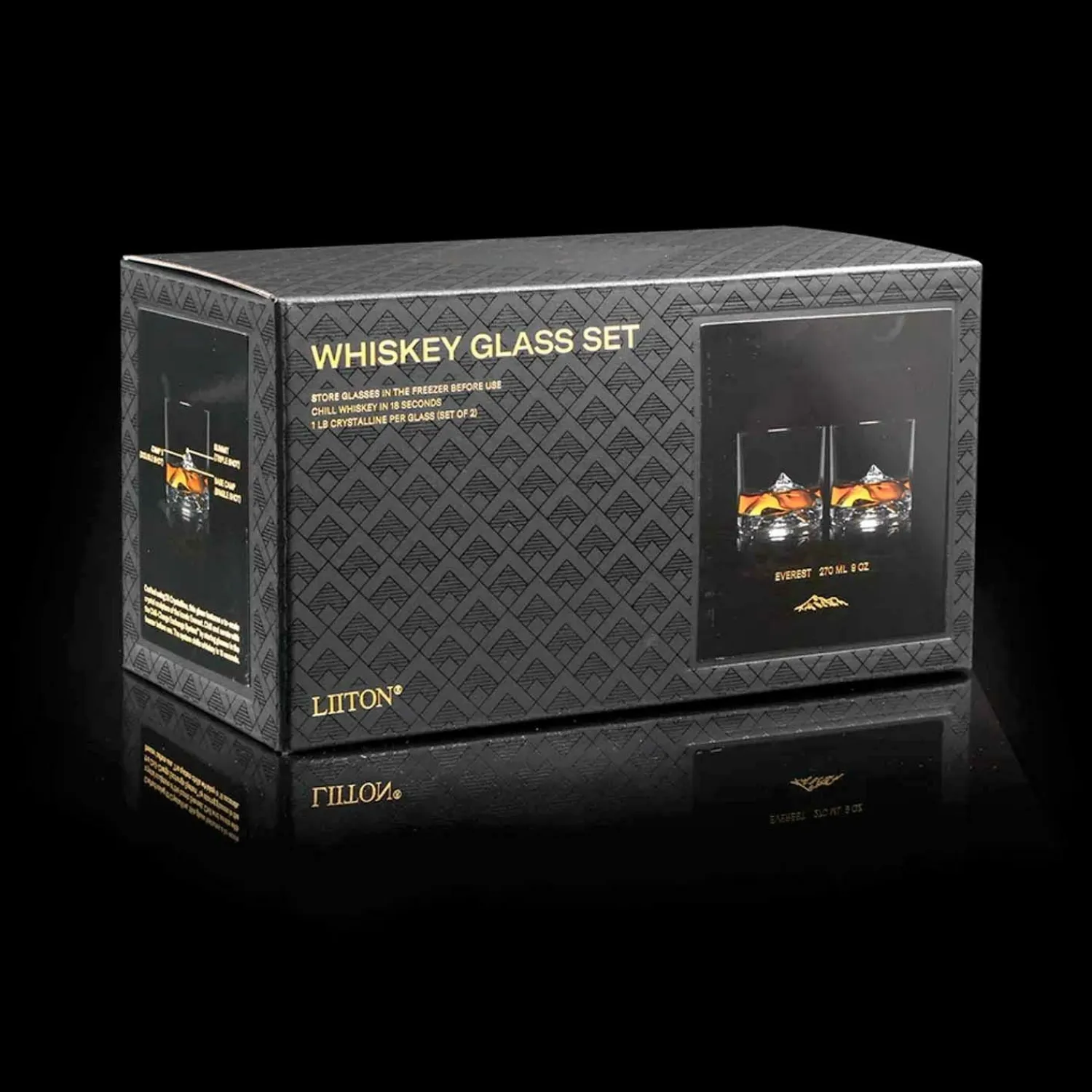 mt_everest_crystal_whiskey_glasses__set_of__3.webp Mt. Everest Crystal Whiskey Glasses - Set Of 2>Roger's Gardens Hot