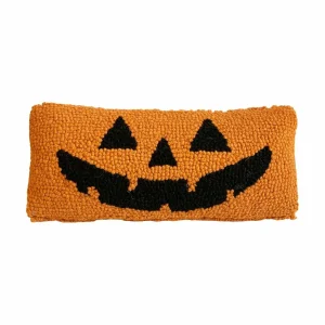 Pumpkin Hook Pillow - 12" X 5">Roger's Gardens Online
