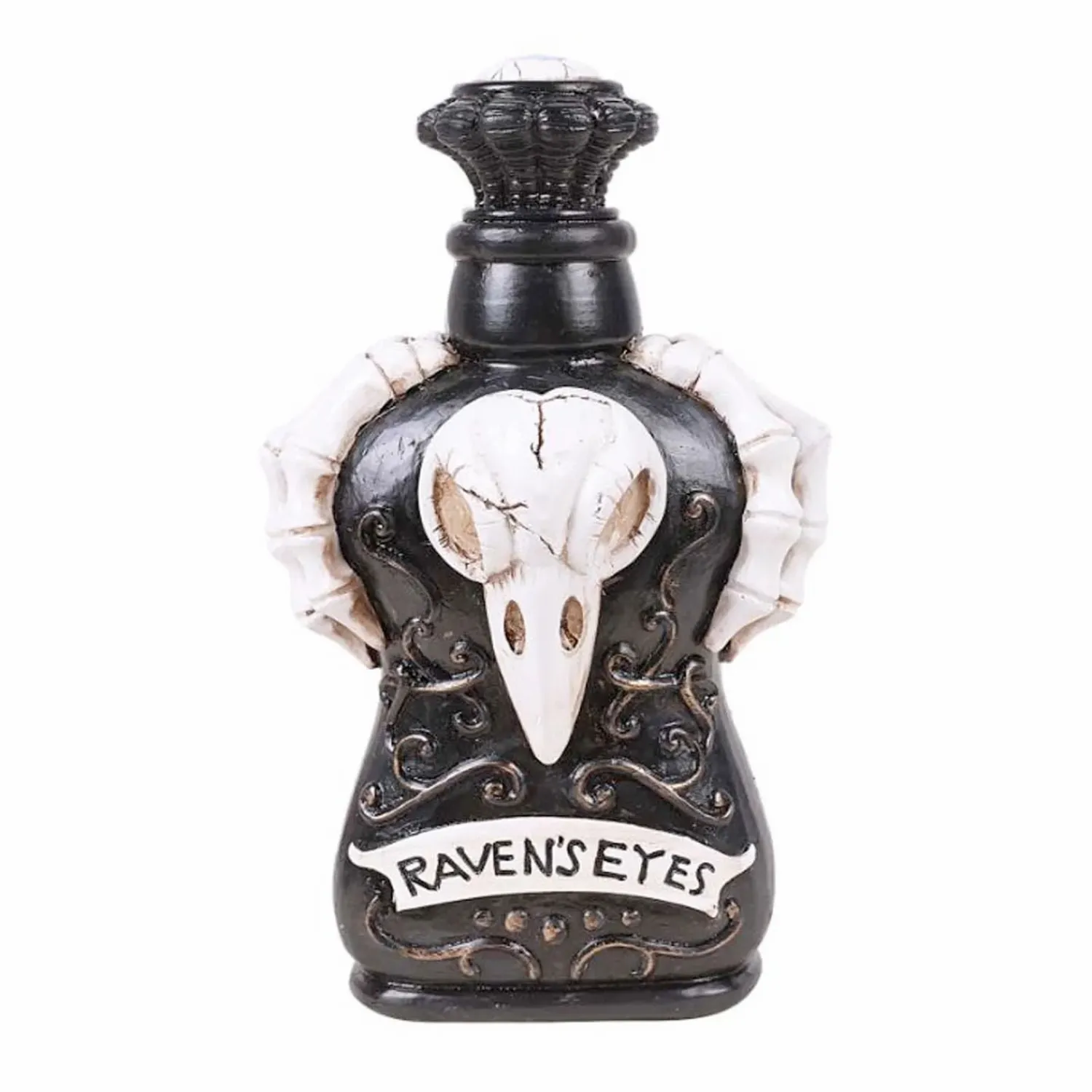 ravens_cure_poison_bottle___tall_0.webp Raven's Cure Poison Bottle - 7.25" Tall>Roger's Gardens Online