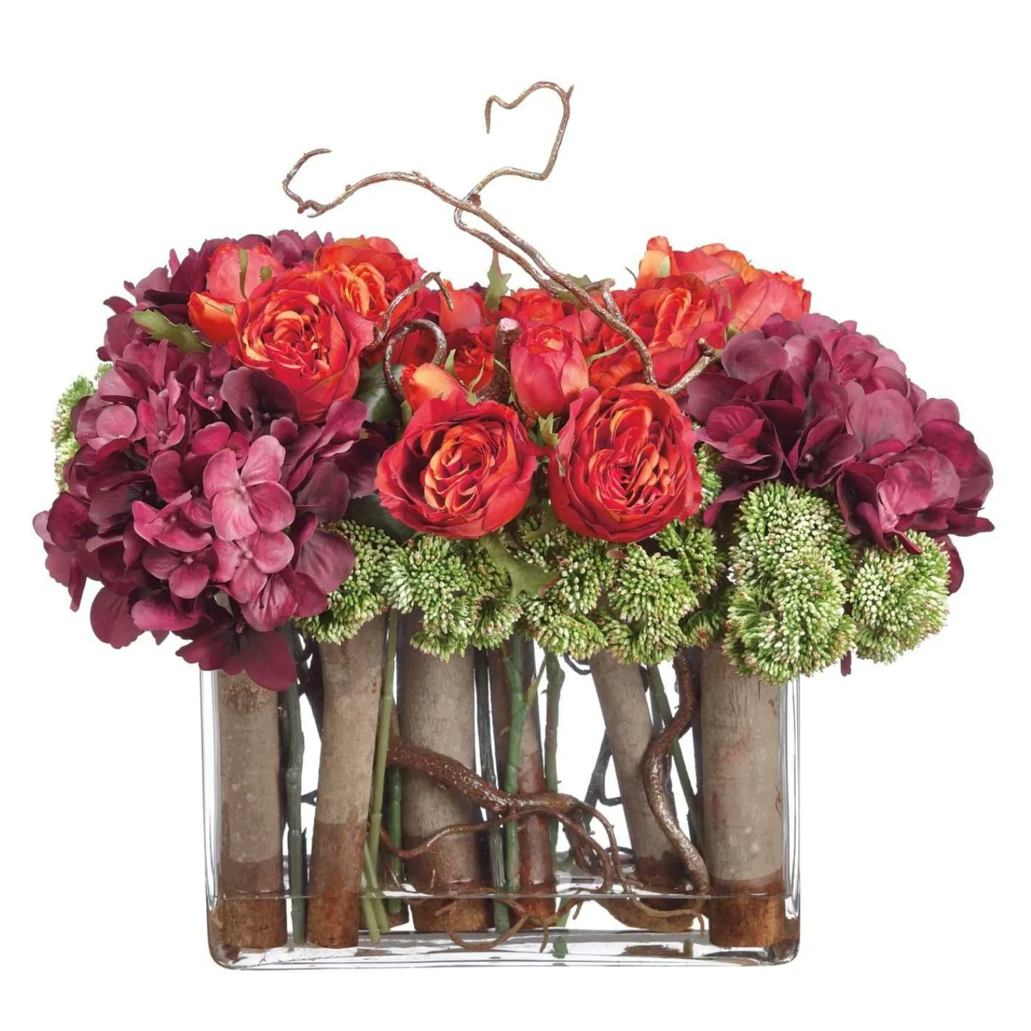 silk_roses__hydrangeas_in_glass_vase_0-2.webp Silk Roses & Hydrangeas In Glass Vase>Roger's Gardens Online