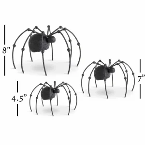 Sinister Metal Glitter Spider - 4.5