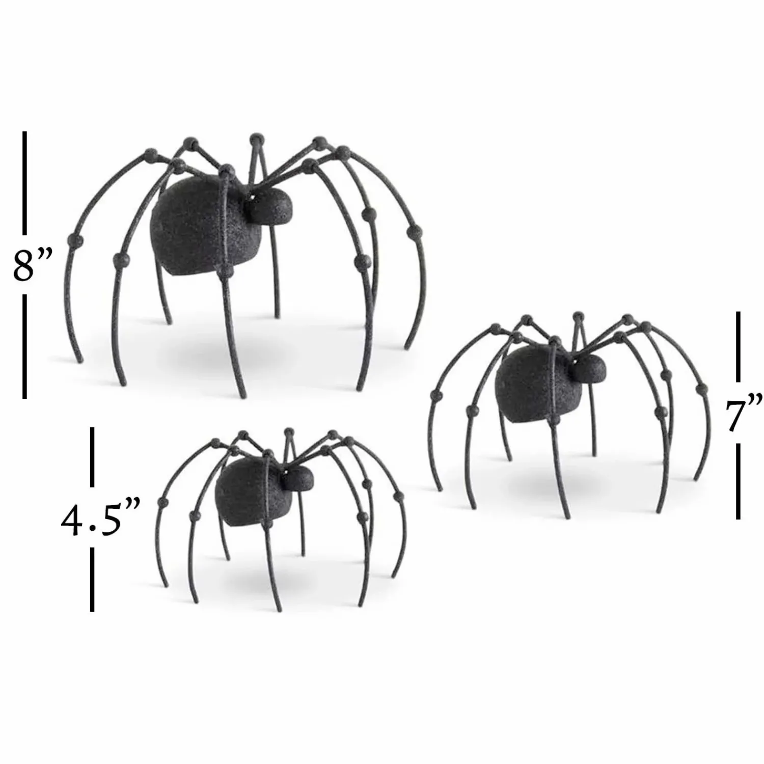 sinister_metal_glitter_spider___tall_to__tall_3.webp Sinister Metal Glitter Spider - 4.5" Tall To 6" Tall>Roger's Gardens Online