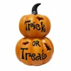 Trick Or Treat Stacked Pumpkins With Glowing Light - 10" Tall>Roger's Gardens Cheap
