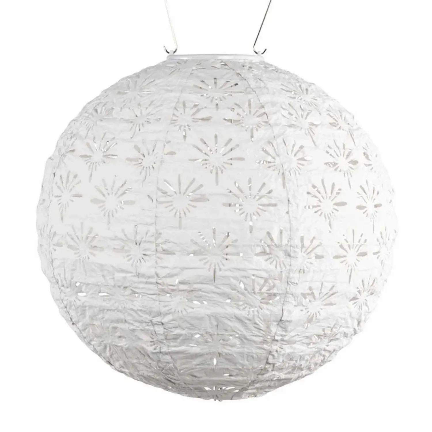white_solar_globe_lantern___0.webp White Solar Globe Lantern - 12">Roger's Gardens Outlet